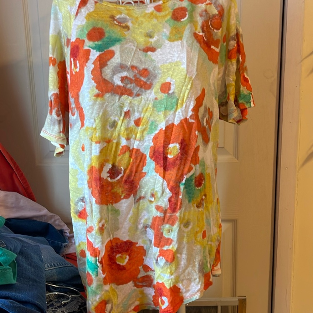 Coldwater Creek Linen Top
